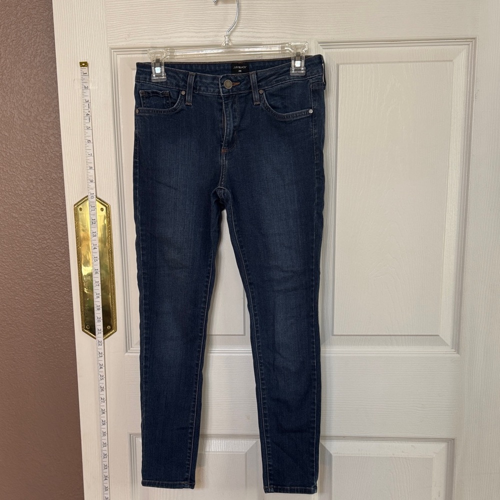 Just Black Dark Blue Skinny Jeans